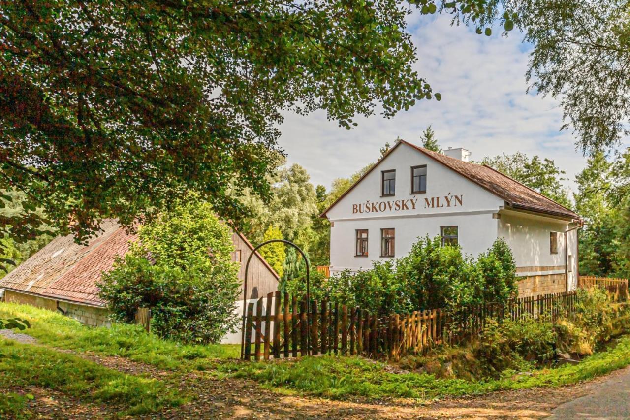 Отель Buskovsky Mlyn 1580 Dolni Bousov Экстерьер фото